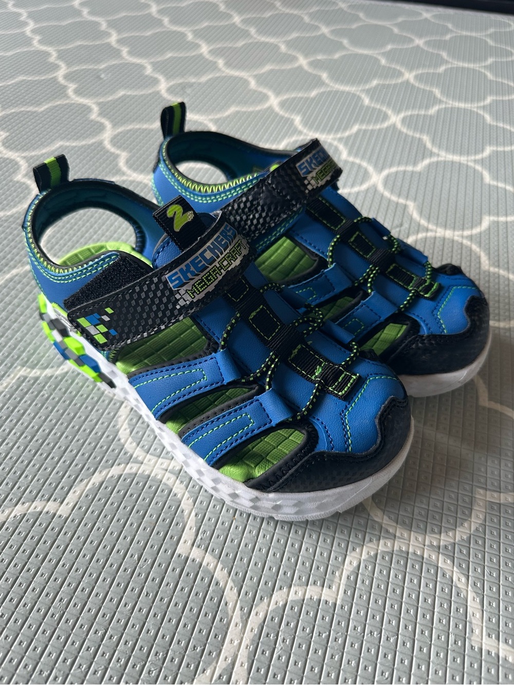Skechers Mega-Splash 2.0 Youth Sandals Minecraft